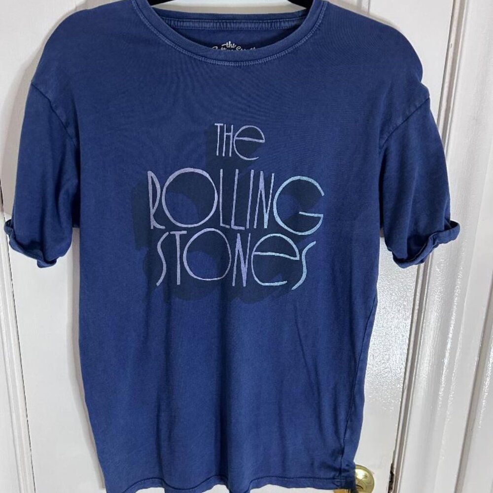 Vintage "The Rolling Stones" T-shirt Womens Small Blue